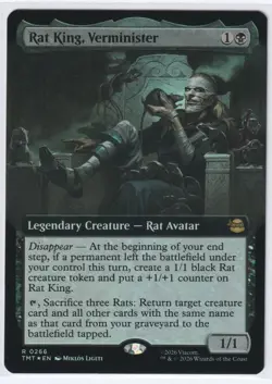 Rat King, Verminister 71 TMNT Magic The Gathering R Foil NM - Image 1