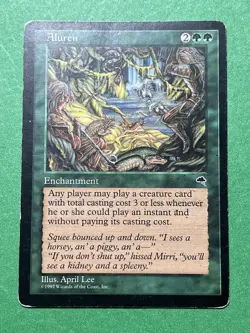 **Aluren** ~Tempest~ MTG: Magic the Gathering Heavy Play (HP) - Image 1
