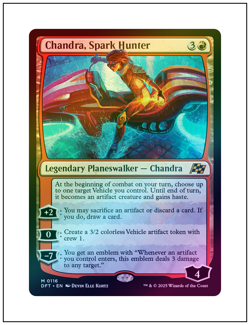 1x Chandra, Spark Hunter, Foil, Magic the Gathering MTG NM - Image 1