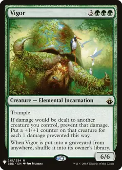 Vigor Mystery Boosters Magic mtg Light Play, English x1 - Image 1