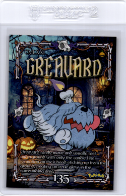 greavard Peruvian Halloween Pokemon card - Image 1