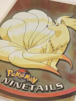 Pokemon 1999 Topps Black Logo #38 Ninetails (Holofoil) - Image 2