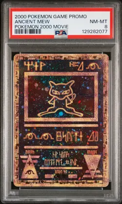 2000 POKEMON GAME MOVIE POKEMON 2000 MOVIE ANCIENT MEW PSA 8 - Image 1