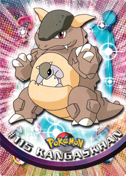Kangaskhan 115 - Pokemon Topps Series 2 LP - Image 1