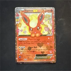 Flareon EX RC6/RC32 Generations Full Art Ultra Rare Holo 170 HP Pokemon Card - Image 1