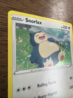 Snorlax - SWSH032 Black Star Promo - SWIRL Pokemon Card - LP - Image 3
