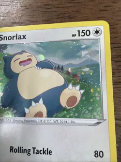Snorlax - SWSH032 Black Star Promo - SWIRL Pokemon Card - LP - Image 4