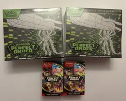 Pokemon TCG Perfect Order: ETB & Booster Bundle Lot - 2 each - Image 1