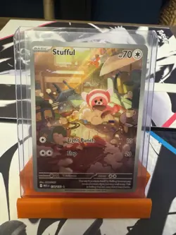 Pokemon Card Stufful 154/132 Illustration Rare Mega Evolution Base Set NM - Image 1