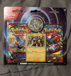 Pokemon TCG Lot Of (9) Phantasmal Flames, Mega Evolution 2 Pack Blister, Raikou - Image 3