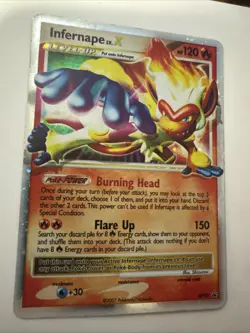 Pokemon Infernape LV.X DP10 Diamond & Pearl Promo Holo 2007 120 HP English - Image 1