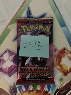 (VERY HEAVY) 22.39g Pokemon TCG Destined Rivals Booster Pack (SEALED)✅ - Image 2
