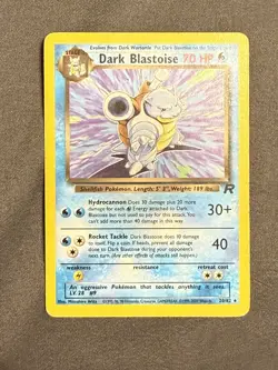 Pokemon TCG Dark Blastoise Holo Rare Team Rocket 3/82 - Image 1