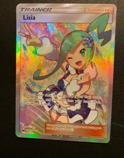 Pokemon Lisia Trainer Supporter Full Art Ultra Rare Holo 164/168 Celestial Storm - Image 1