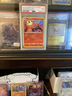 Charizard 2018 Pokemon Sun & Moon Dragon Majesty Charizard Holo PSA 9 Mint #3 - Image 3