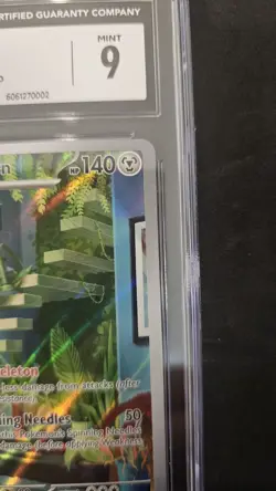 #209 FERROTHORN 2023 POKEMON PAR EN-PARADOX RIFT ILLUSTRATION RARE cgc 9 Mint - Image 3