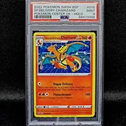 PSA 9 Special Delivery Charizard 075 Black Star Promo Holo Pokemon Center UK - Image 1