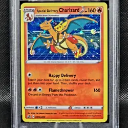 PSA 9 Special Delivery Charizard 075 Black Star Promo Holo Pokemon Center UK - Image 3