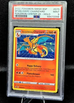 PSA 9 Special Delivery Charizard 075 Black Star Promo Holo Pokemon Center UK - Image 5