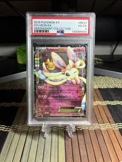 Pokemon Sylveon EX RC21 Generations Radiant Collection Ultra Rare Holo PSA 4 - Image 1
