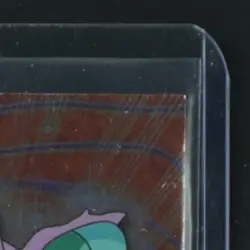 1999 TOPPS POKEMON TV ANIMATION ED. SERIES 1 #34 NIDOKING BLUE TOPPS LOGO FOIL - Image 5