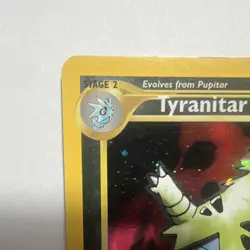 Pokemon Tyranitar Holo Rare Neo Discovery 12/75 Stage 2 100 HP English - Image 3