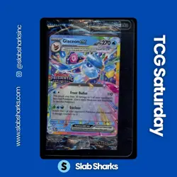 2025 POKEMON PRISMATIC EVOLUTIONS SUPRISE BOX STAMPED PROMO #026/131 GLACEON EX - Image 1