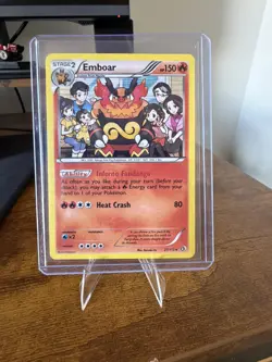 Pokemon Emboar 27/113 Legendary Treasures Holo Rare - Image 1