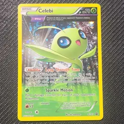 Pokemon Celebi XY93 XY Promo Holo Basic Grass Type Θ Stop 70 HP English - Image 1