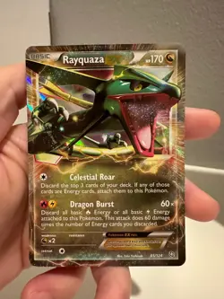 Pokemon TCG Dragons Exalted 85/124 - Rayquaza EX - Ultra Rare - NM 1218#102 - Image 1
