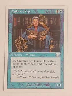 MTG Soldevi Sage (6th Edition/Blue/U) - BGM - Image 1