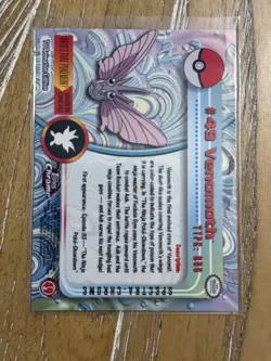 2000 Pokemon Topps Chrome Venomoth SPECTRA! - Image 2