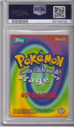 Pokemon-1999 TOPPS Blastoise #9 PSA 8 (514) - Image 2