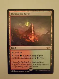 MTG - Thornspire Verge Duskmourn: House of Horror Regular Rare #0270 - Image 1