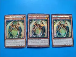 x3 playset Yugioh Ringowurm, the Dragon Guarding the Hundred Apples MP24-EN080 - Image 1