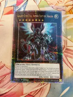 Yugioh Quarter Century Secret Galaxy-Eyes Full Armor Photon Dragon RA01-EN037 - Image 1