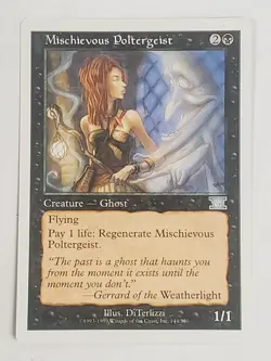 MTG Mischievous Poltergeist (6th Edition/Black/U) - BGM - Image 1
