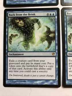 Back From The Brink X4 Innistrad Mtg Ex+/NM Condition See Pics Front Back - Image 5