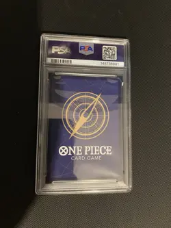 2025 ONE PIECE OP13-CARRYING ON HIS WILL 3RD ANNIVERSARY-GOLD #004 SHANKS PSA 10 - Image 2