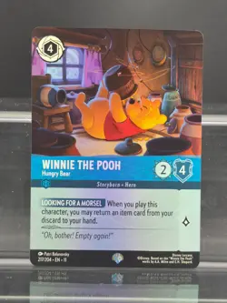 Disney Lorcana Winnie the Pooh – Hungry Bear 217/204 Winterspell Epic - Image 1