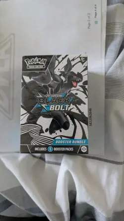 Pokemon TCG Scarlet Violet Black Bolt Booster Bundle 6 Packs New and Sealed - Image 1