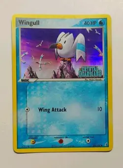 Wingull 70/100 Stamped Reverse Holo Crystal Guardians Pokemon Card 2006 - Image 3