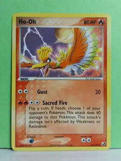 Ho-Oh 27/115 EX Unseen Forces Regular Rare Pokemon Card Nintendo 2005 - Image 1