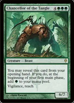 Chancellor of the Tangle - Foil New Phyrexia Magic mtg Heavy Play, English x1 - Image 1