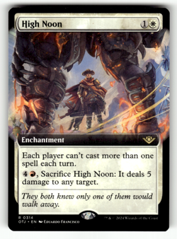 High Noon (Extended Art) 314 Normal R Outlaws of Thunder Junction LP - Image 1