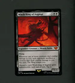 NM MTG Witch-king of Angmar The Lord of the Rings: Tales of Middle-Earth 0114 - Image 1