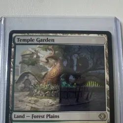 Wizards of the Coast Temple Garden Land Regular White Green 0268 Adam Paquette - Image 3