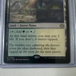Wizards of the Coast Temple Garden Land Regular White Green 0268 Adam Paquette - Image 4