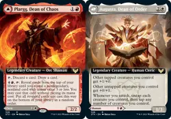 1x Plargg, Dean of Chaos // Augusta, Dean of Order ~ Extended Art - Foil NM-Mint - Image 1