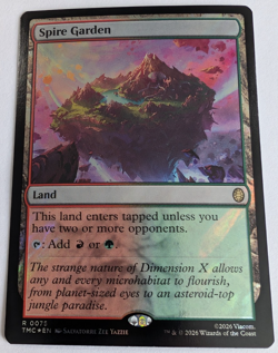 Spire Garden (Surge Foil) 75 R Commander: Teenage Mutant Ninja Turtles NM - Image 1